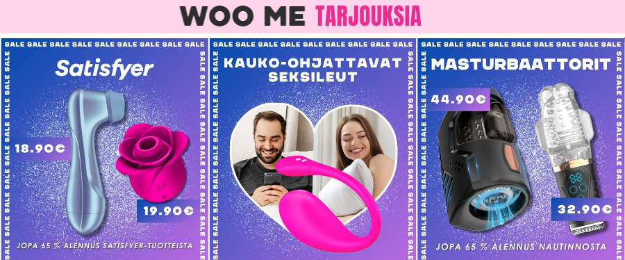 WooMe – tarjouksia seksileluista